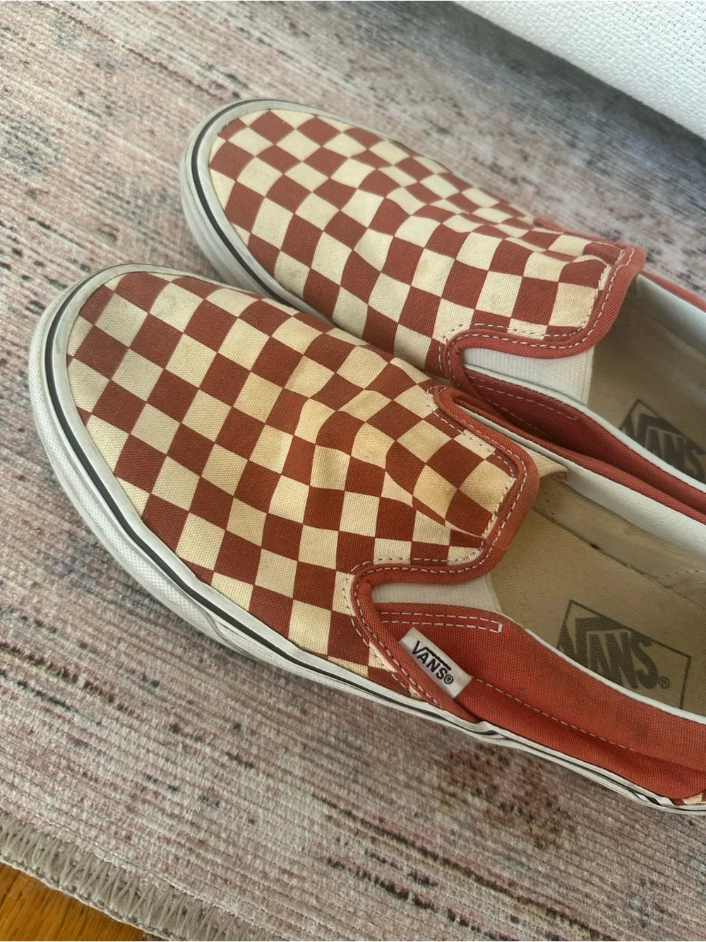 Vans Checkerboard Slip-On Sneakers size 9